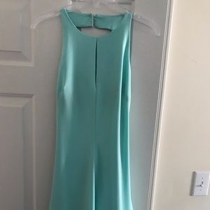 Turquoise mini dress